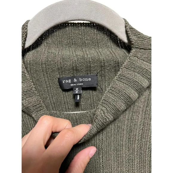 Rag & bone Dale twist Wool sweater Size Medium - Picture 5 of 7